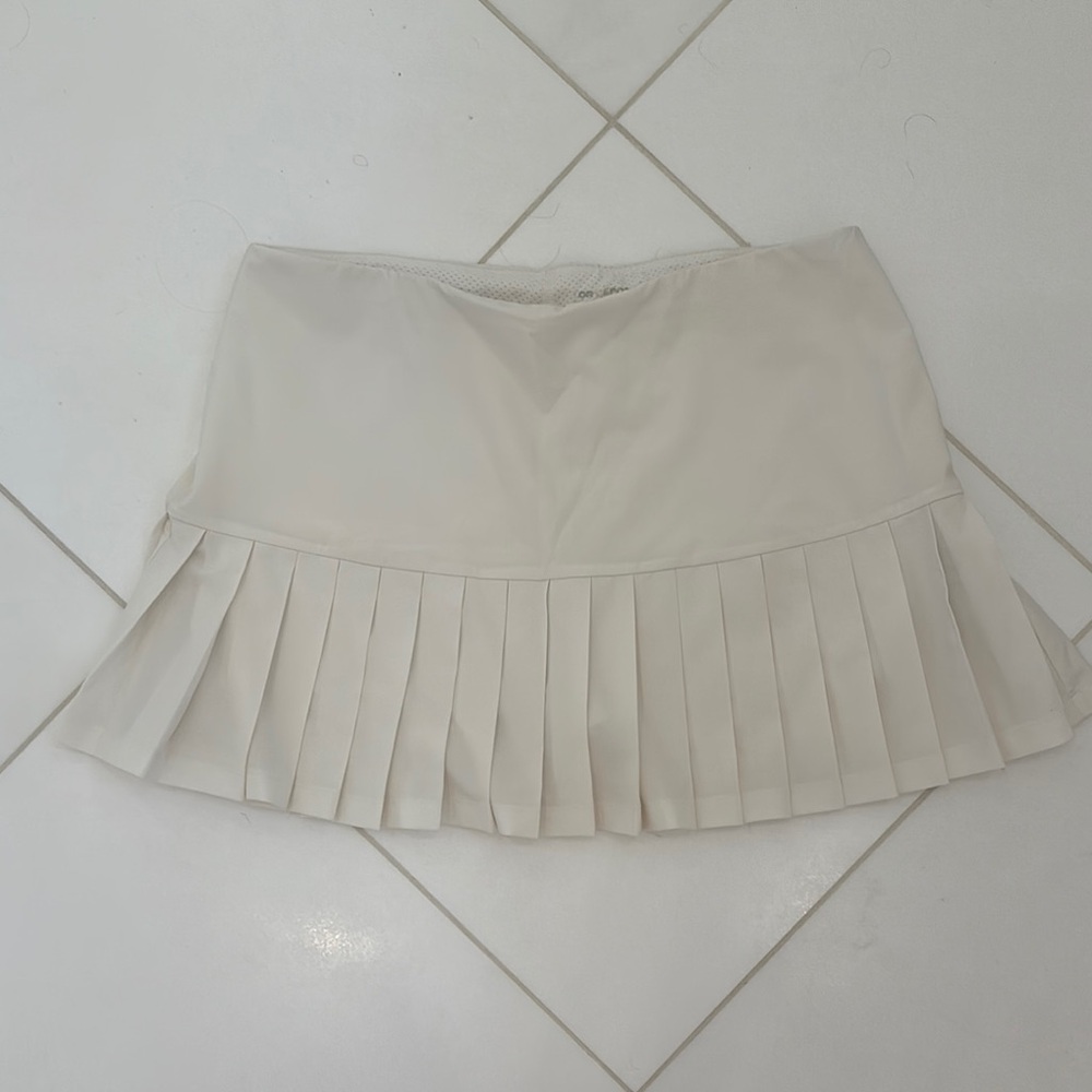 Tory Sport White Pleated Tennis Skirt
